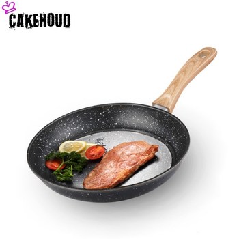 CAKEHOUD Professional Maifan Stone Non-stick Flat Steak Frying Pan Pancake Pan Multi-purpose Kitchen Cooking Pot For Gas Stove